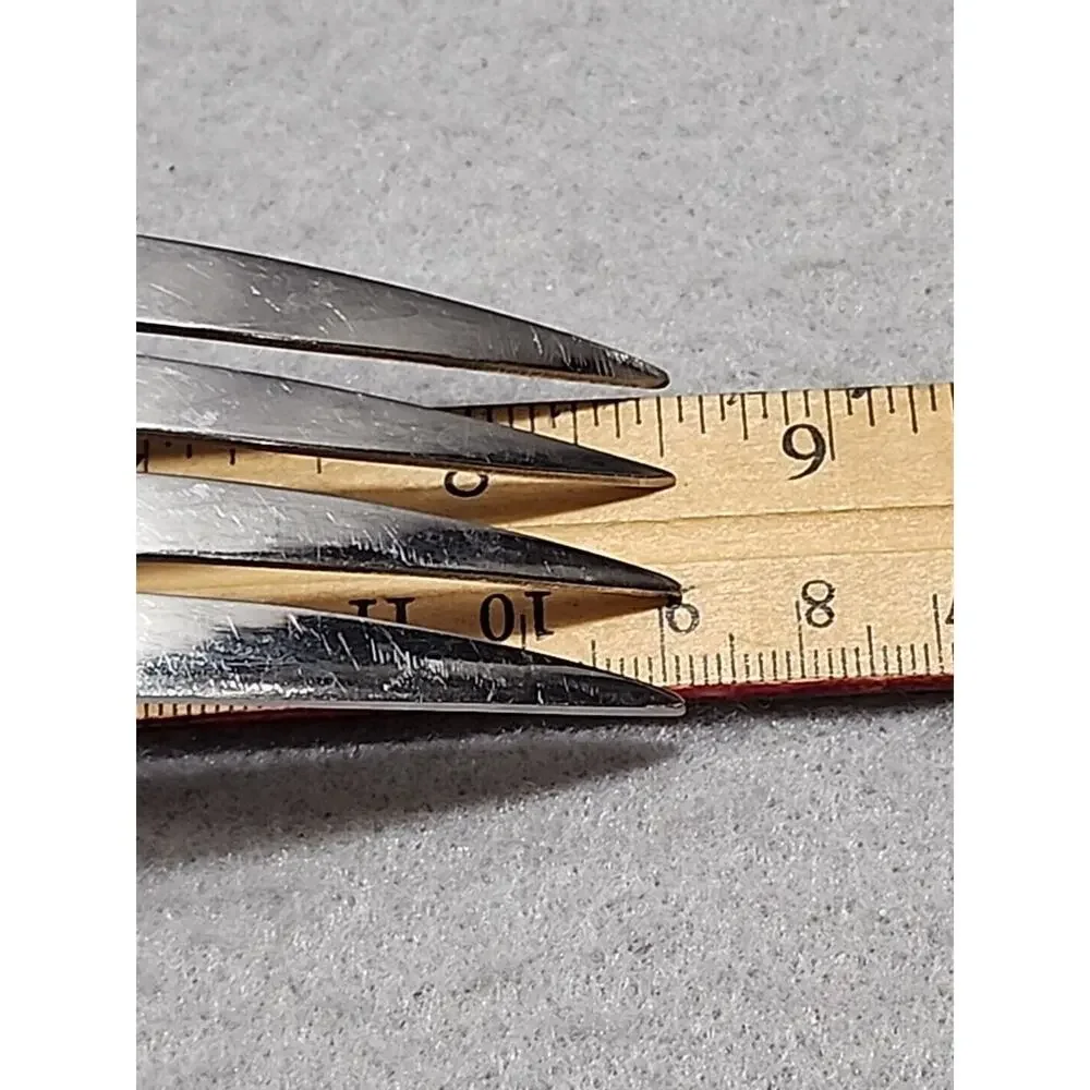 Oneida ASHMORE Cold Meat Serving Fork Burnished & Glossy Stainless Silverware
